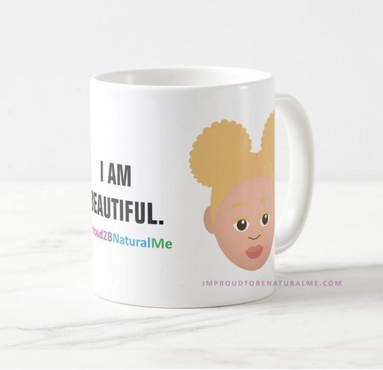 I Am Beautiful Mugs by MDillon Designs