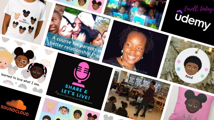 Image of various products, events, courses, books by Marlene Dillon Empowerment Specialist